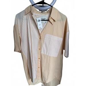 Abercrombie and Fitch Women's / Men's Short Sleeve Button-Up Shirt - Small